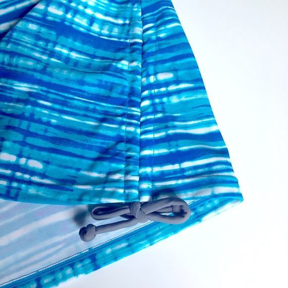 NEW FREE COUNTRY Tankini Swimsuit Top Small Blue - Picture 7 of 16